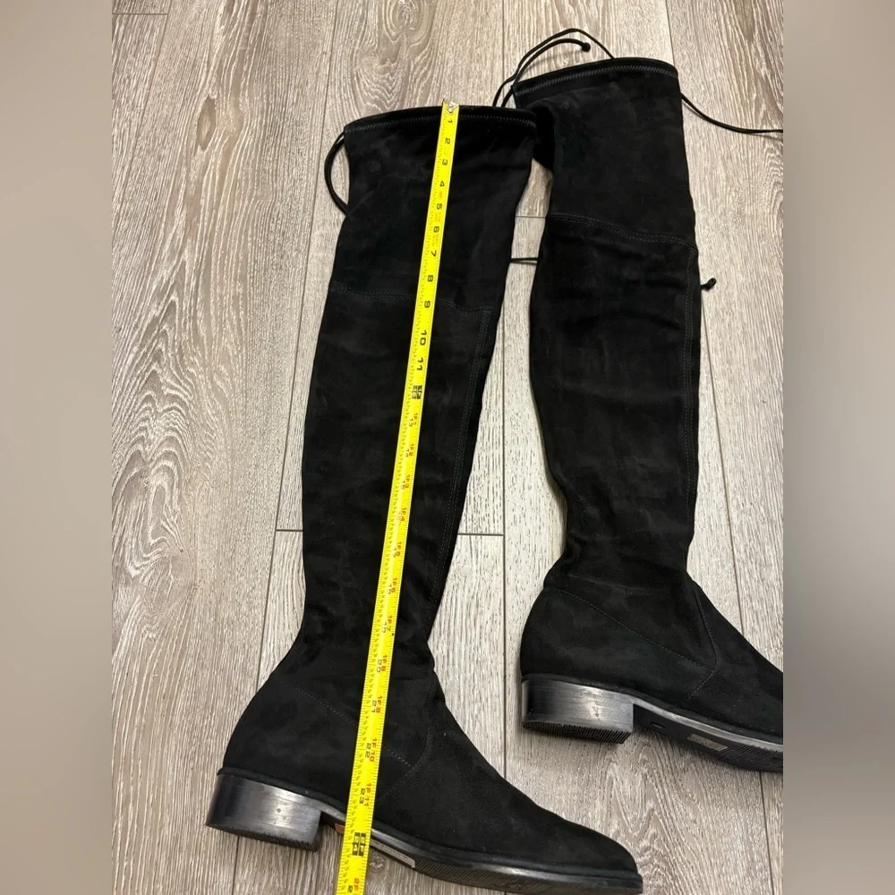Stuart Weitzman black Over-the-Knee Boots